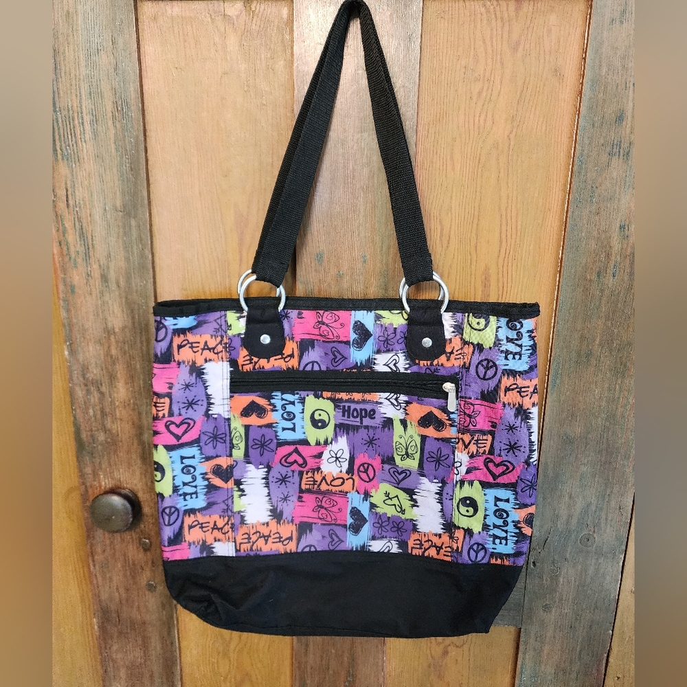 Peace, Hope, Love Tote Bag